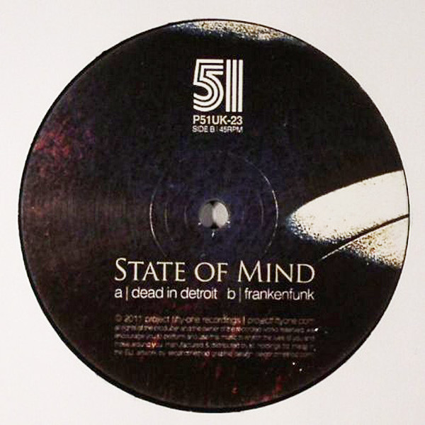 State Of Mind - Dead In Detroit / Frankenfunk - Vinyl Record 12" image 1
