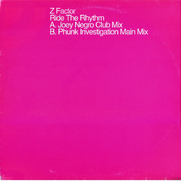 Z Factor - Ride The Rhythm - Used Vinyl Record 12" image 1