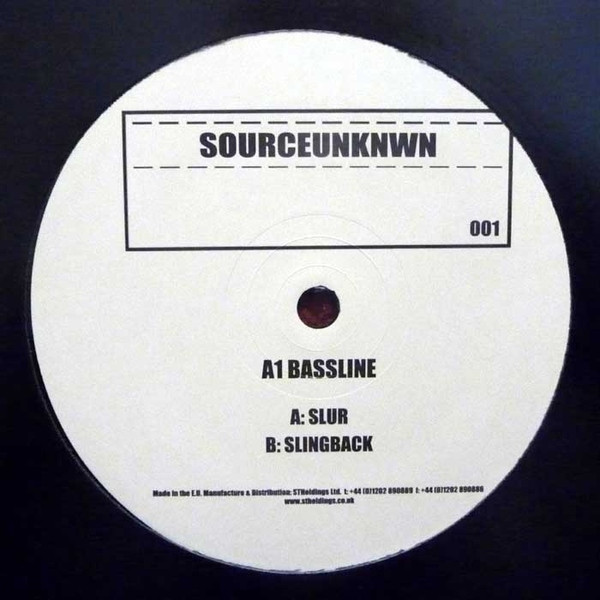 A1 Bassline - Slur - Vinyl Record 12" image 1