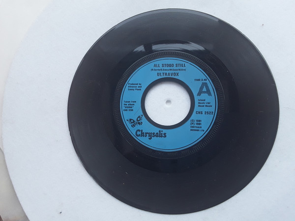 Ultravox - All Stood Still - Used Vinyl Record 7" image 1