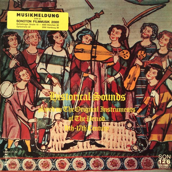 Karlheinz Krupp - Historical Sounds, Vol. 1 - Used Vinyl Record image 1