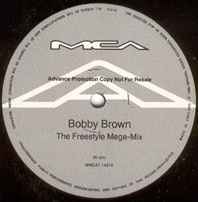 Bobby Brown - Freestyle Mega-Mix - Used Vinyl Record 12" image 1