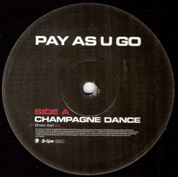Pay As You Go Cartel - Champagne Dance - Used Vinyl Record 12" image 1