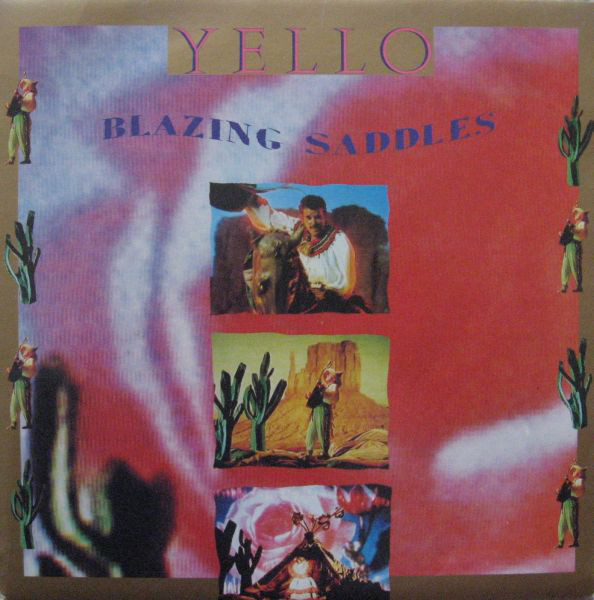 Yello - Blazing Saddles - Used Vinyl Record 7" image 1
