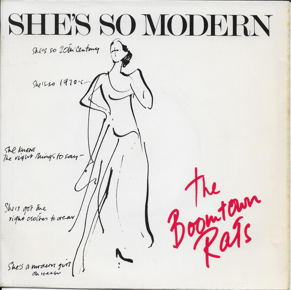 Boomtown Rats - She's So Modern - Used Vinyl Record 7" image 1