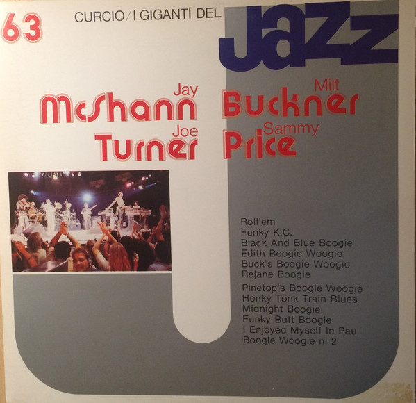 Jay McShann - I Giganti Del Jazz Vol. 63 - Used Vinyl Record image 1