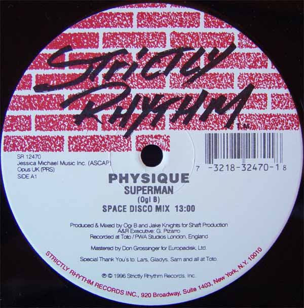 Physique - Superman / Such A Joy - Used Vinyl Record 12" image 1