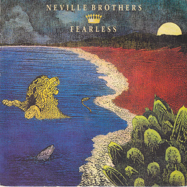 Neville Brothers - Fearless - Used Vinyl Record 7" image 1