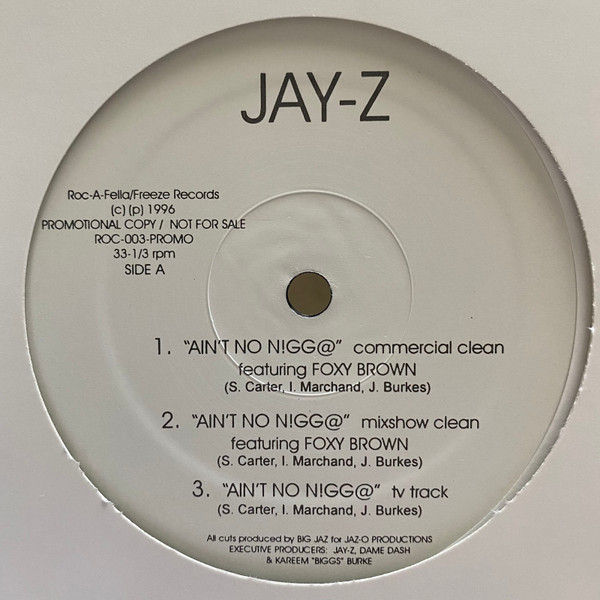 Jay-Z - Aint No N!gg@ / Dead Presidents - Vinyl Record 12" image 1