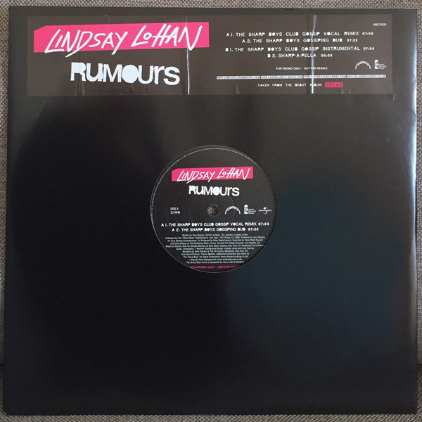 Lindsay Lohan - Rumours - Used Vinyl Record 12" image 1