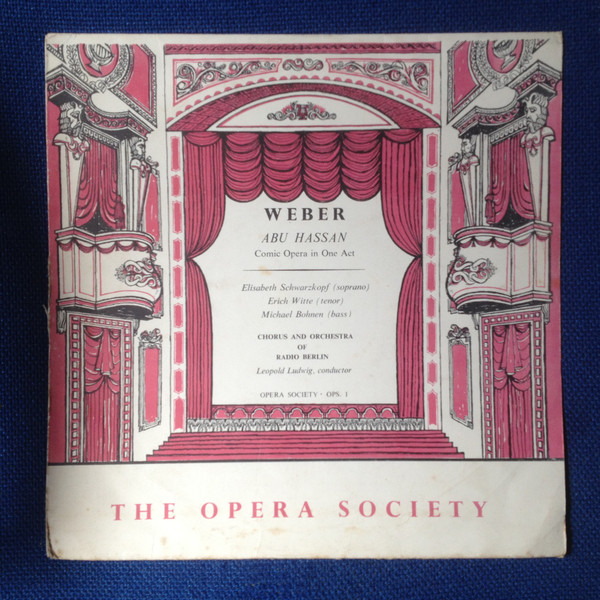 Carl Maria von Weber - Abu Hassan - Used Vinyl Record 10" image 1