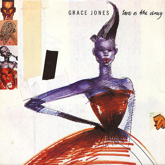 Grace Jones - Love Is The Drug - Used Vinyl Record 7" image 1