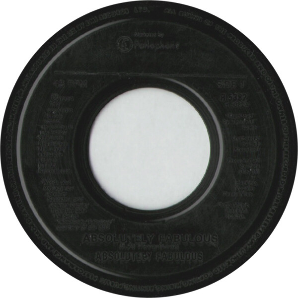 Absolutely Fabulous - Used Vinyl Record 7" image 1
