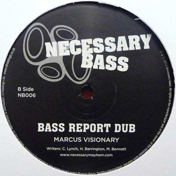 Marcus Visionary - Bass Report - Vinyl Record 12" image 1