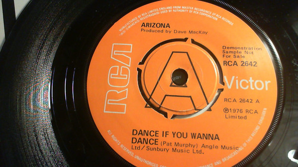 Arizona - Dance If You Wanna Dance - Used Vinyl Record 7" image 1