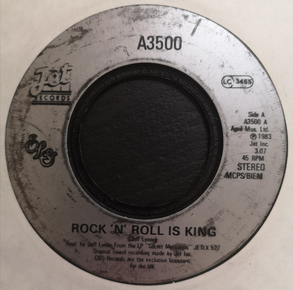 Electric Light Orche - Rock 'n' Roll Is King - Used Vinyl Record 7" image 1