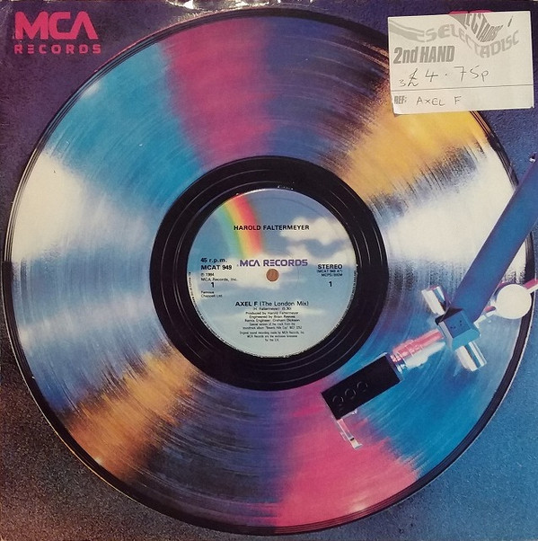 Harold Faltermeyer - Axel F (The London Mix) - Used Vinyl Record 12" image 1