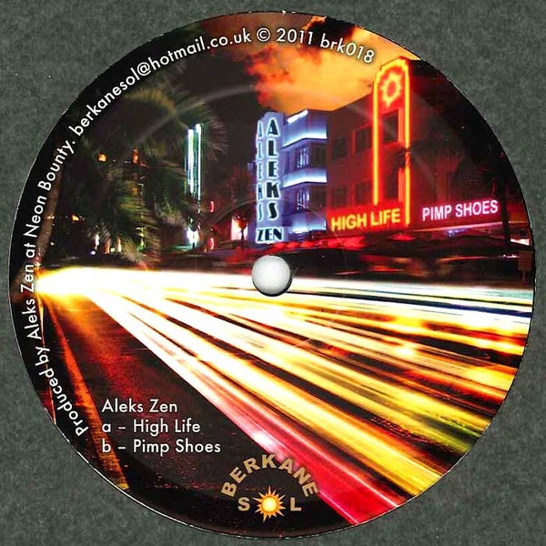 Aleks Zen - High Life / Pimp Shoes - Vinyl Record 12" image 1