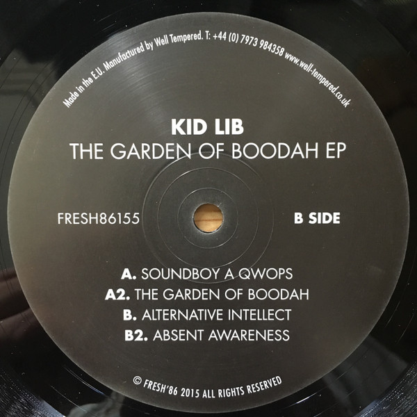 Kid Lib - Garden Of Boodah EP - Vinyl Record 12" image 1