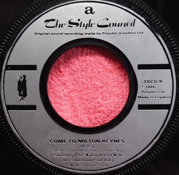 Style Council - Come To Milton Keynes - Used Vinyl Record 7" image 1