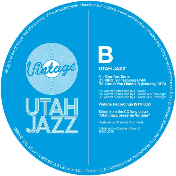 Utah Jazz - Comfort Zone - Vinyl Record 12" image 1
