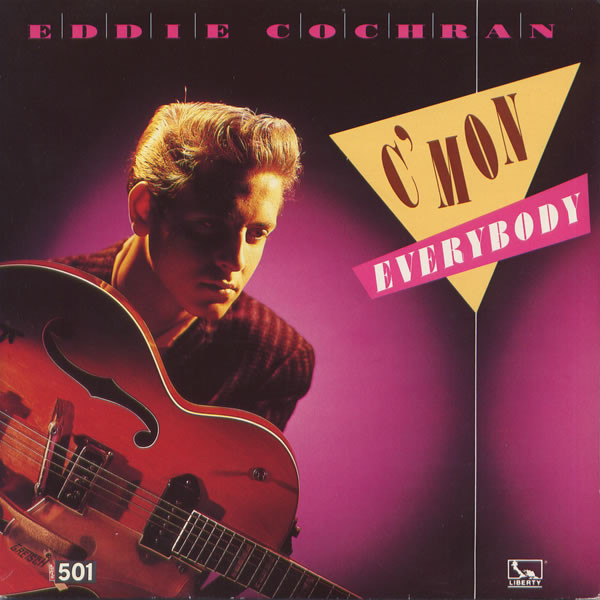 Eddie Cochran - C'Mon Everybody - Used Vinyl Record 7" image 1
