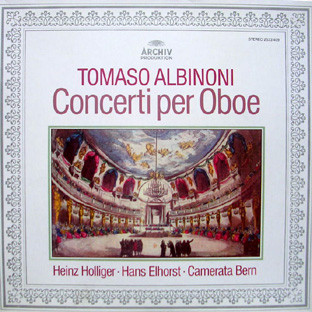 Tomaso Albinoni - Concerti Per Oboe - Used Vinyl Record image 1