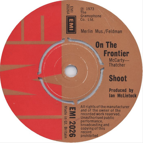 Shoot - On The Frontier - Used Vinyl Record 7" image 1