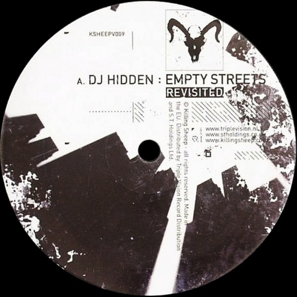 DJ Hidden - Empty Streets Revisited / Times Like These VIP - Vinyl Re image 1