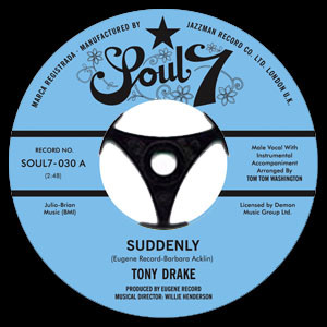 Tony Drake - Suddenly / It Hurts Me More - Vinyl Record 7" image 1