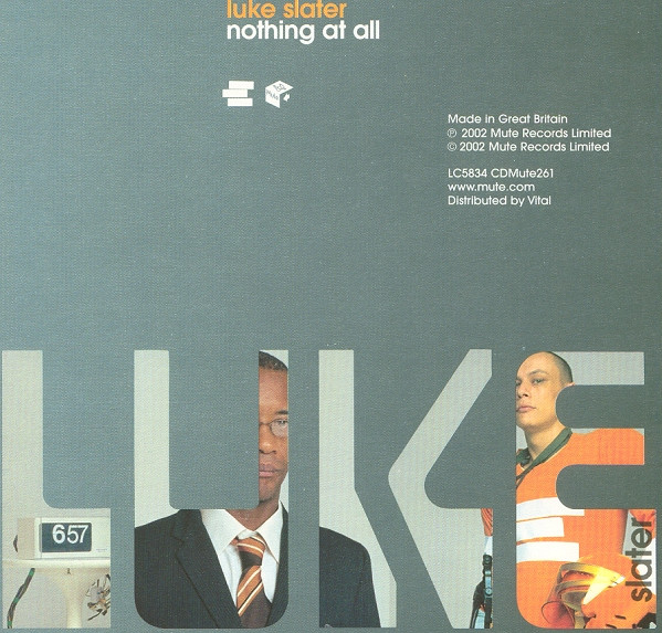 Luke Slater - Nothing At All - Used CD image 1