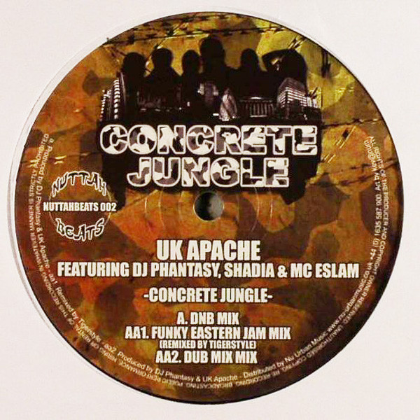 UK Apachi - Concrete Jungle - Vinyl Record 12" image 1