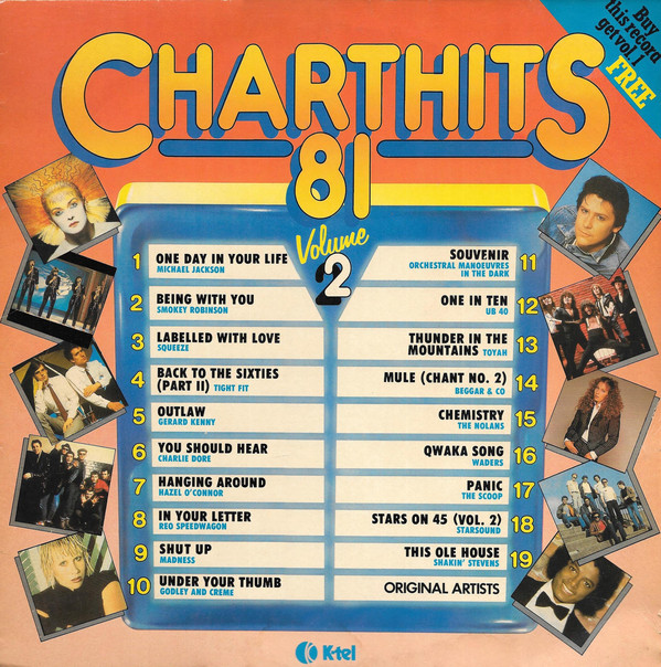 Various - Chart Hits 81 Volume 2 - Used Vinyl Record image 1