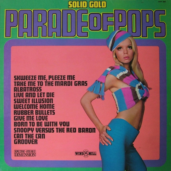 Unknown Artist - Solid Gold Parade Of Pops - Used Vinyl Record image 1