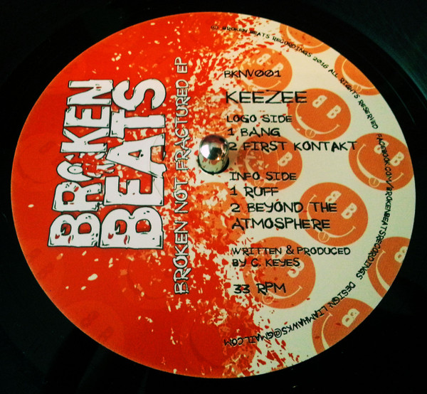 KeeZee - Broken Not Fractured EP - Vinyl Record 12" image 1