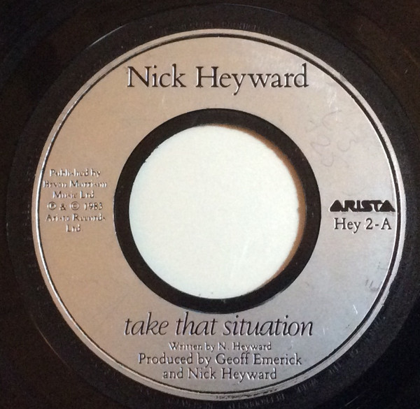 Nick Heyward - Take That Situation - Used Vinyl Record 7" image 1