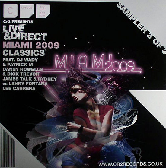 Various - Live & Direct - Miami 2009 Classics (Sampler 3 Of 3) - Viny image 1