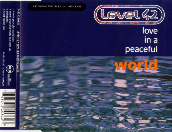 Level 42 - Love In A Peaceful World - Used CD image 1