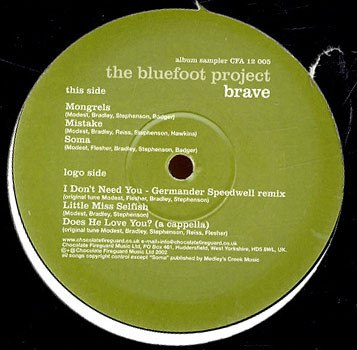 Bluefoot Project - Brave - Used Vinyl Record 12" image 1