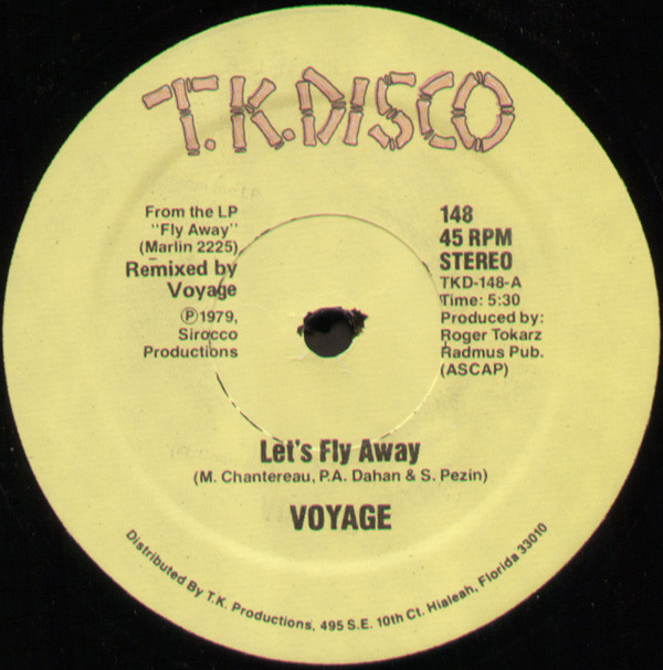 Voyage - Let's Fly Away / Gone With The Music - Used Vinyl Record 12" image 1
