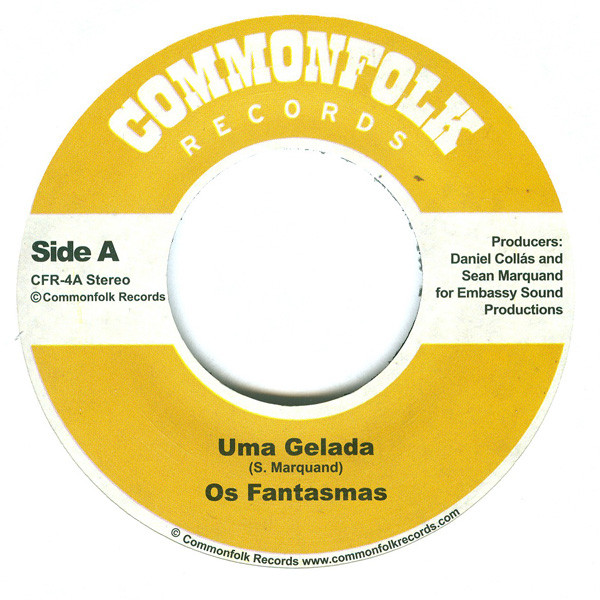 Os Fantasmas - Uma Gelada - Vinyl Record 7" image 1