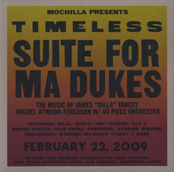 Miguel Atwood-Fergus - Mochilla Presents Timeless: Suite For Ma Dukes image 1
