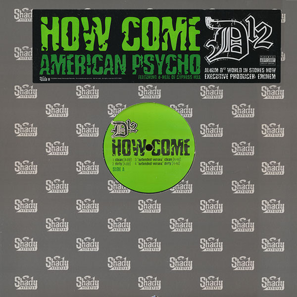 D12 - How Come / American Psycho - Used Vinyl Record 12" image 1