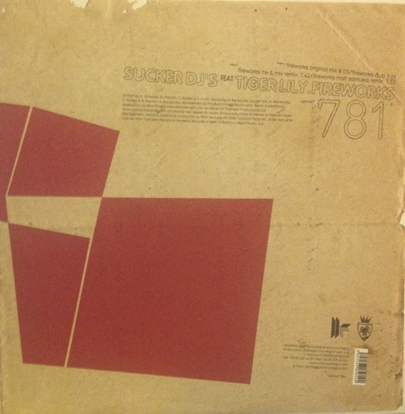 Sucker DJ's - Fireworks - Vinyl Record 12" image 1