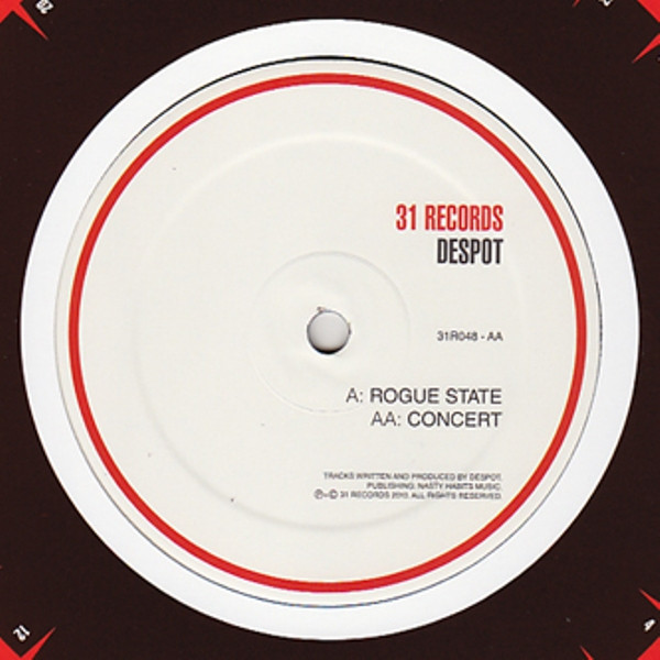 Despot - Rogue State / Concert - Vinyl Record 12" image 1