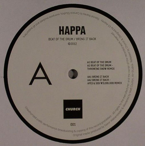 Happa - Beat Of The Drum / Bring It Back - Vinyl Record 12" image 1