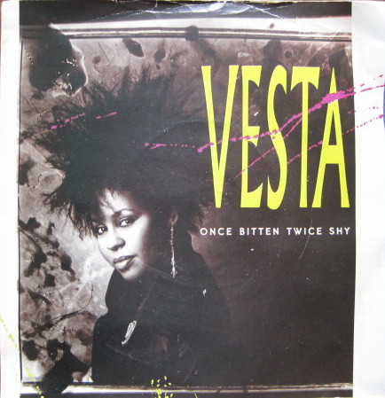 Vesta Williams - Once Bitten Twice Shy - Used Vinyl Record 7" image 1