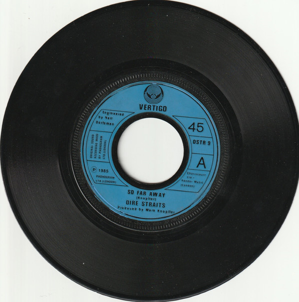 Dire Straits - So Far Away - Used Vinyl Record 7" image 1