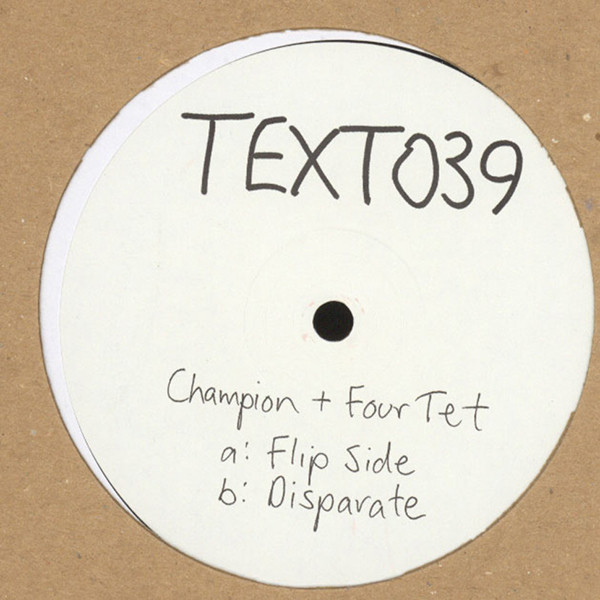 DJ Champion - Flip Side / Disparate - Vinyl Record 12" image 1