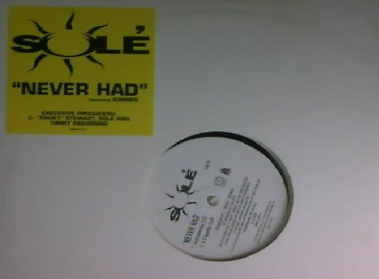 Sole - Never Had - Used Vinyl Record 12" image 1